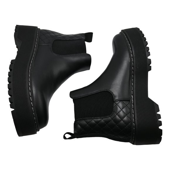 Steve Madden Lug-Sole Chelsea Booties - Picture 3 of 5